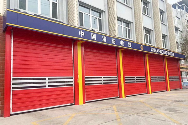 消防車庫硬質快速門